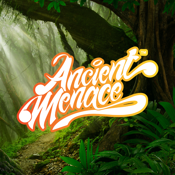 Ancient Menace Trading Card Logo